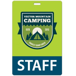 Jumbo Event Badge Tag, 4" x 6" - BU2070