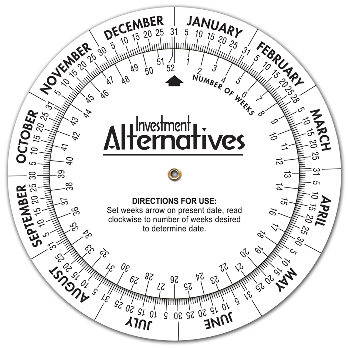 Product Photo 1 Date Calculator Double Wheel