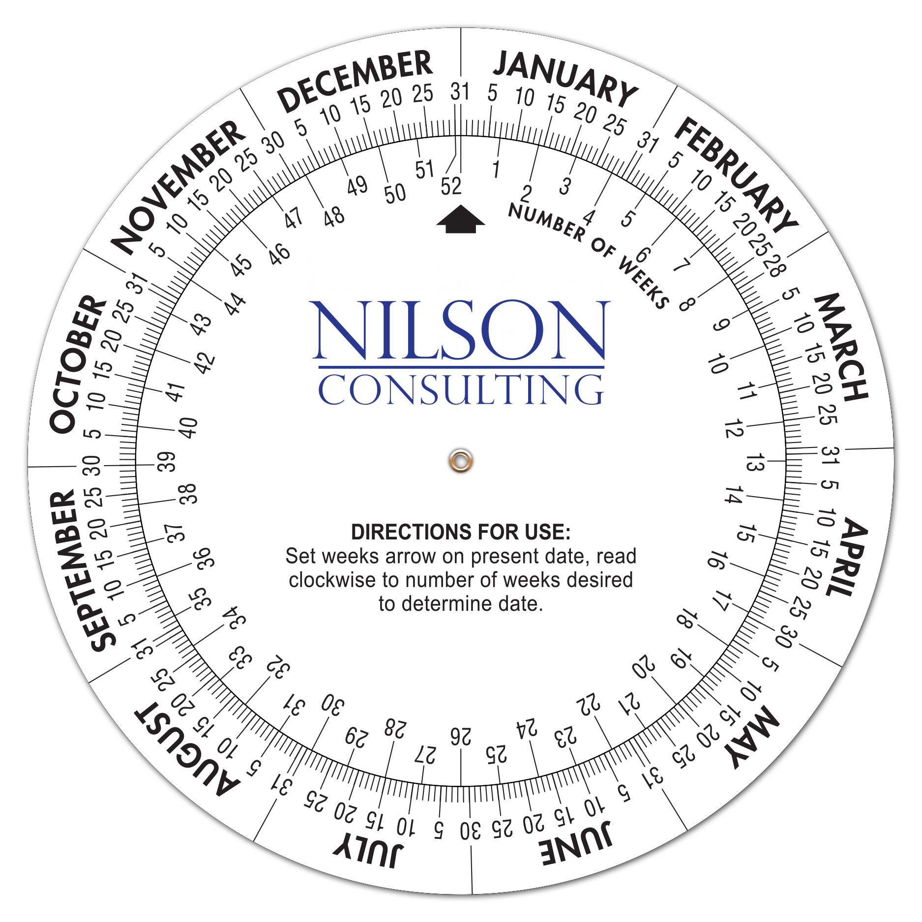 Product Photo 1 Jumbo Date Calculator Double Wheel