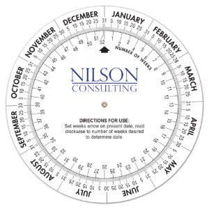 Jumbo Date Calculator Double Wheel - BU2140