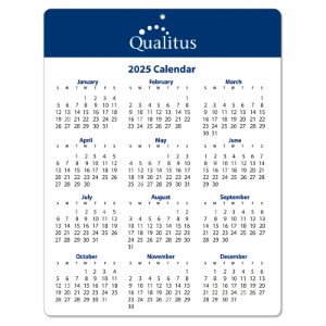 Plastic Wall Calendar Card - BU2110