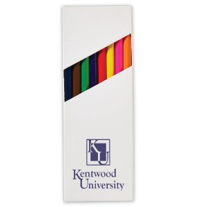 Colored Pencil Eight-Piece Set in White Box - JN1155