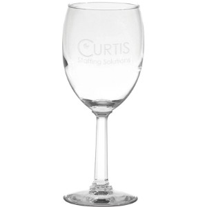 Napa Valley Wine Glass - Deep Etched, 8oz. - GA1531