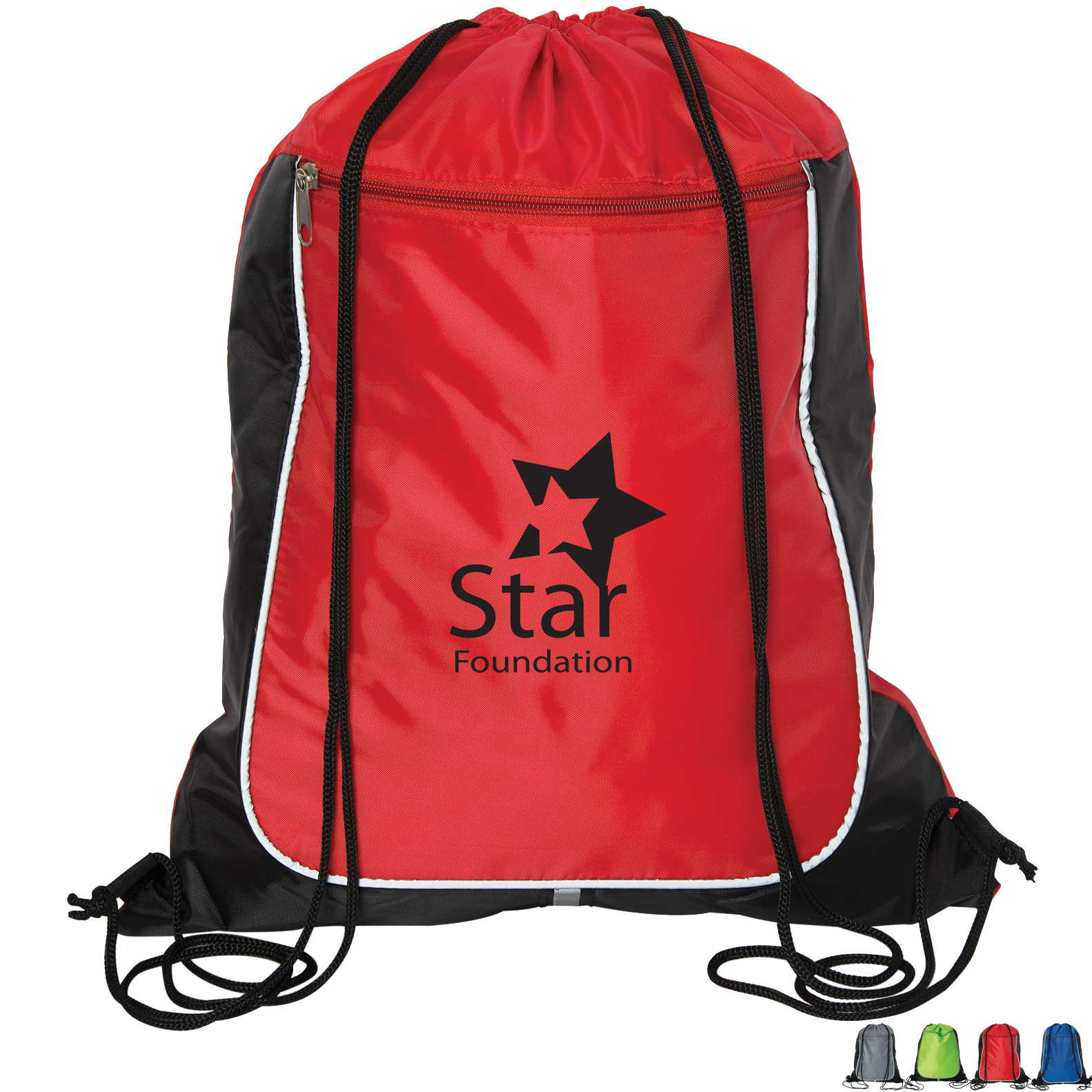 Product Photo 1 Grab & Go 210D Sporty Drawstring Backpack