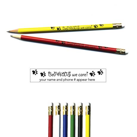 Product Photo 1 Pricebuster Pencil -  "BePaws we care!"