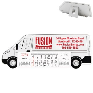 Service Van Monthly Desk Calendar - WA1505