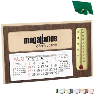 Window Desk Calendar with Thermometer - WA1535