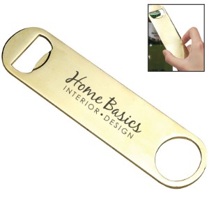Gold Plated Stainless Steel Bottle Opener - GO1205