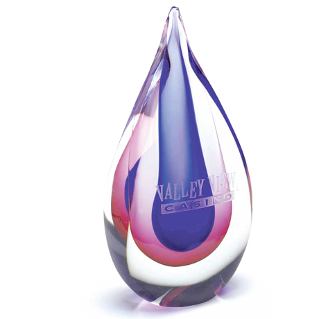 Product Photo 1 Citlaly Art Glass Award, 3.5" x 6.5"