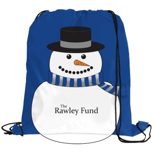 Holiday Polyester Sport Cinchpack - Snowman - VT2362