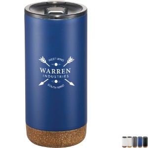 Valhalla Copper Vacuum Tumbler w/ Cork Bottom, 16oz. - LD1236
