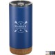 Valhalla Copper Vacuum Tumbler w/ Cork Bottom, 16oz.