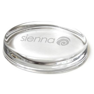 Oval Crystal Paperweight - FN5135