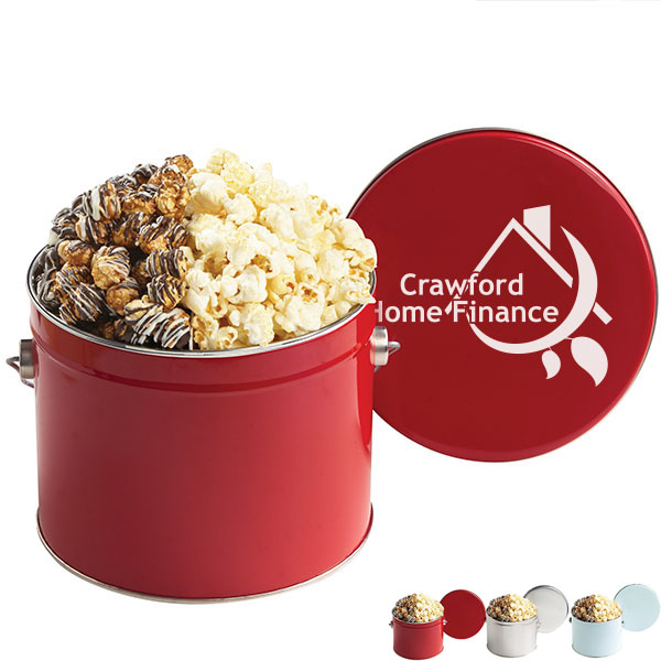 Product Photo 1 Gourmet Sweet & Savory Popcorn Tin, Half Gallon