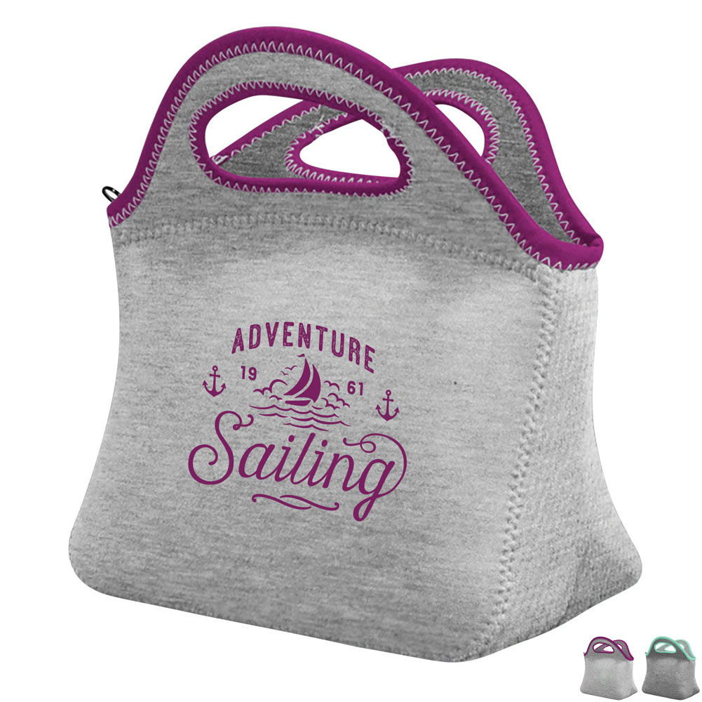 Product Photo 1 Klutch Heathered Jersey Knit Neoprene Lunch Bag