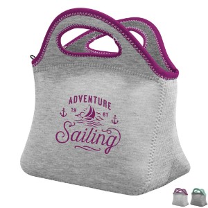 Klutch Heathered Jersey Knit Neoprene Lunch Bag - NM4000
