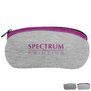 Heathered Jersey Knit Neoprene Large Eyewear Bag - NM4001