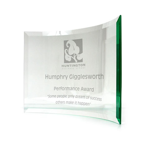 Product Photo 1 Chronicle Jade Crystal Award, Small, 7" x  5"