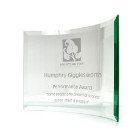 Photo 3 Chronicle Jade Crystal Award, Small, 7" x  5"