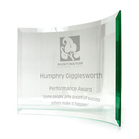 Product Photo 1 Chronicle Jade Crystal Award, Medium,8" x 6"