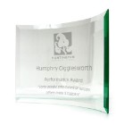 Photo 2 Chronicle Jade Crystal Award, Medium,8" x 6"