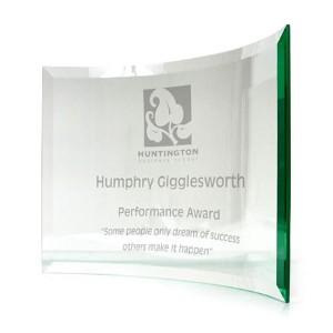 Chronicle Jade Crystal Award, Medium,8" x 6" - FN5285