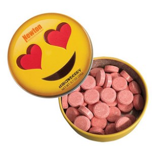 Emoji Heart Eyes Tin with Strawberry Mints - CI1075