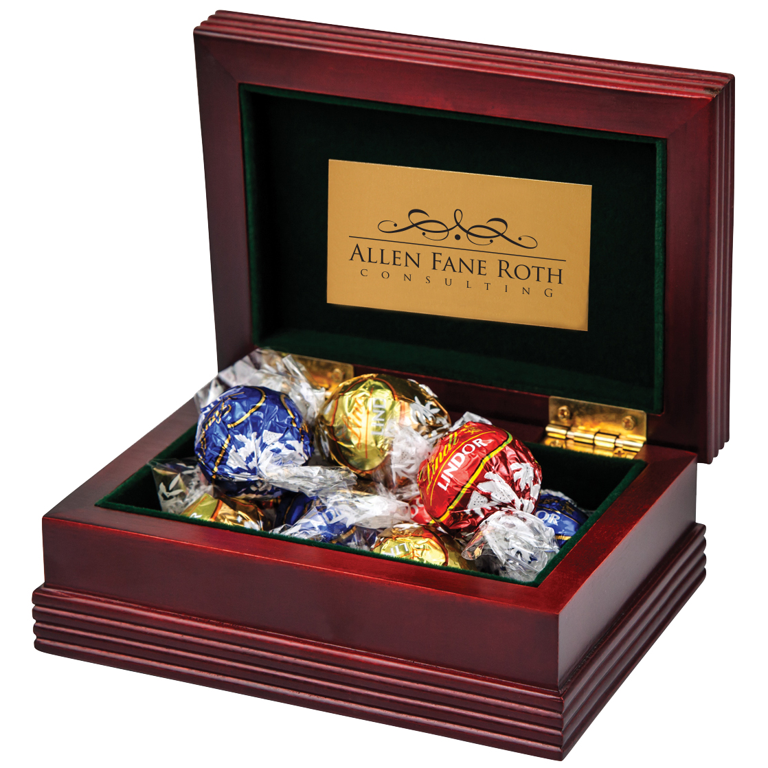Product Photo 1 Executive Wood Box w/ Lindt® Chocolate Truffles