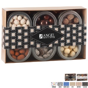 Decadent Delight Pretzels & Nuts 6 Tin Gift Set - MD8279