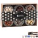 Decadent Delight Pretzels & Nuts 6 Tin Gift Set