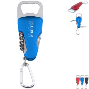 Vino Bottle Opener w/ Carabiner and LED Light - CF1010