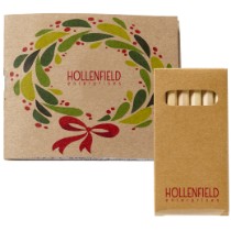 Holiday Theme Wreath Adult Coloring Book & 6-Color Pencil Set To Go