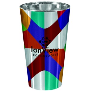 Elektra Silver Finish Glassware Pub Glass, 16oz. - XP1122