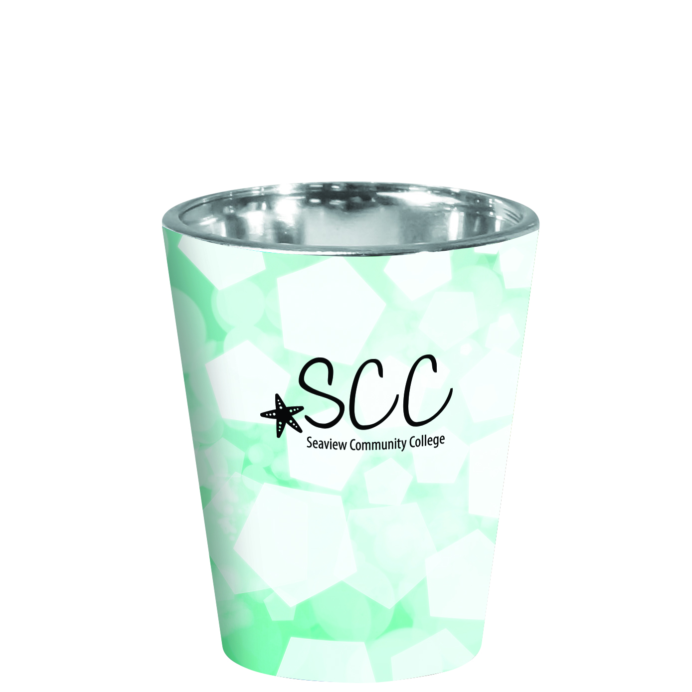 Product Photo 1 Elektra Silver Finish Glassware Shot Glass, 2oz.