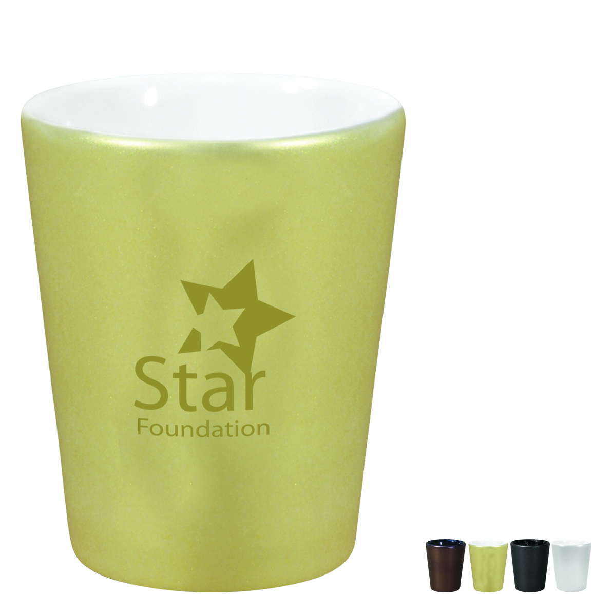 Product Photo 1 Precious Metal Ceramic Shot Glass, 2oz.