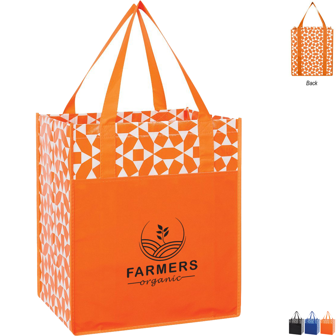 Product Photo 1 Geometric Non-Woven Shopping Tote Bag