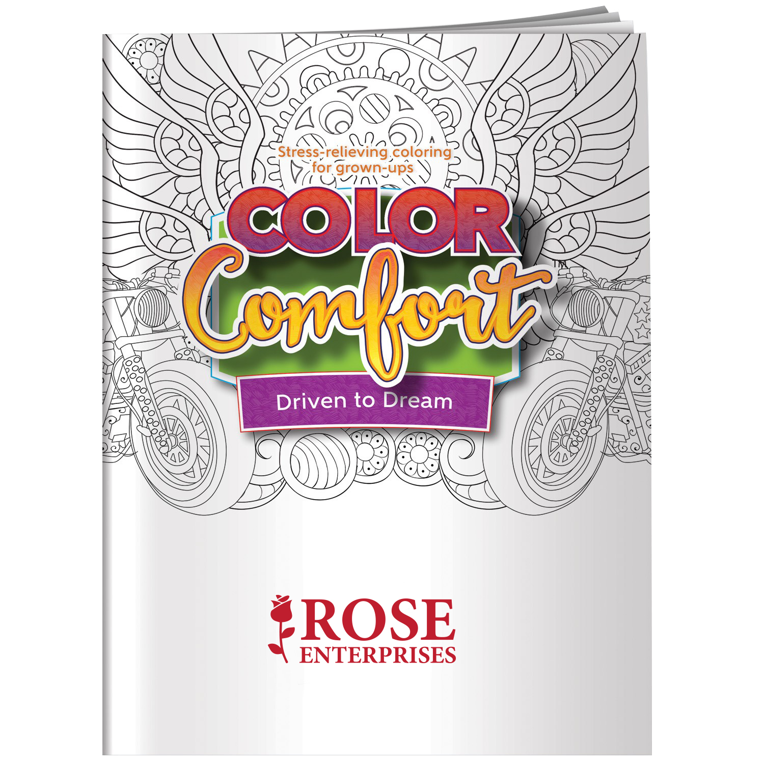 Product Photo 1 Color Comfort Cars Theme Adult Coloring Book