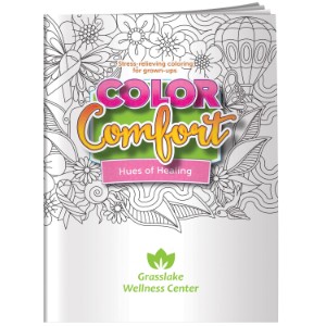 Color Comfort Breast Cancer Awareness Theme Adult Coloring Book - BF1007