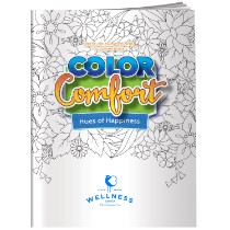 Color Comfort Flowers Theme Adult Coloring Book
