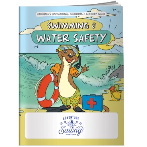 Swimming & Water Safety Coloring & Activity Book - CLB897