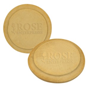 Shortbread Cookie w/ 3D Logo, Individually Wrapped - AL2300