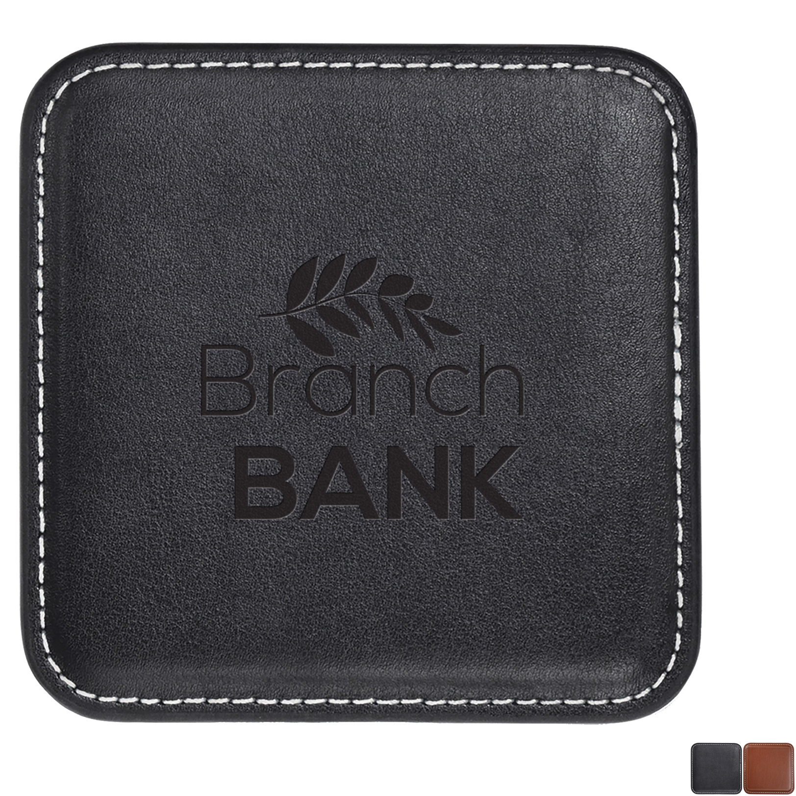 Product Photo 1 Vintage Leather 4-Square Coaster
