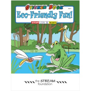 Eco-Friendly Fun Sticker & Activity Book - CB2024