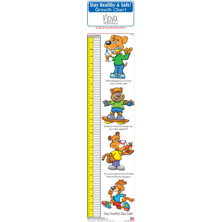 Product Photo 1 Stay Healthy & Safe Children's Growth Chart