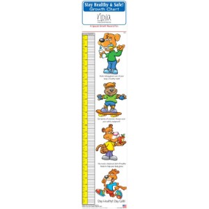 Stay Healthy & Safe Children's Growth Chart - CB1108