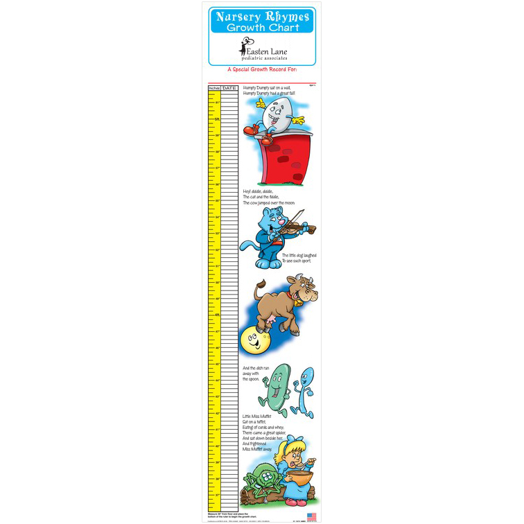 Product Photo 1 Nursery Rhymes Children's Growth Chart