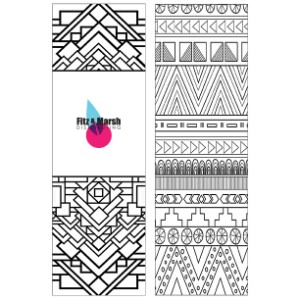 Coloring Patterns Bookmark - CB1402