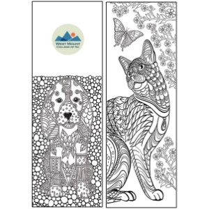 Coloring Animals Bookmark - CB1404