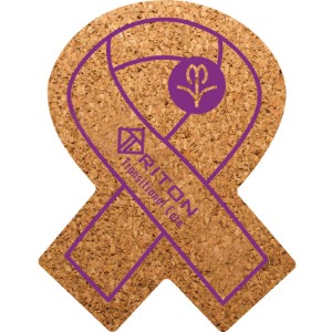 Awareness Ribbon Cork Coaster - TK3318