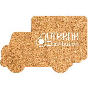 Box Truck Shaped Cork Coaster - TK3319